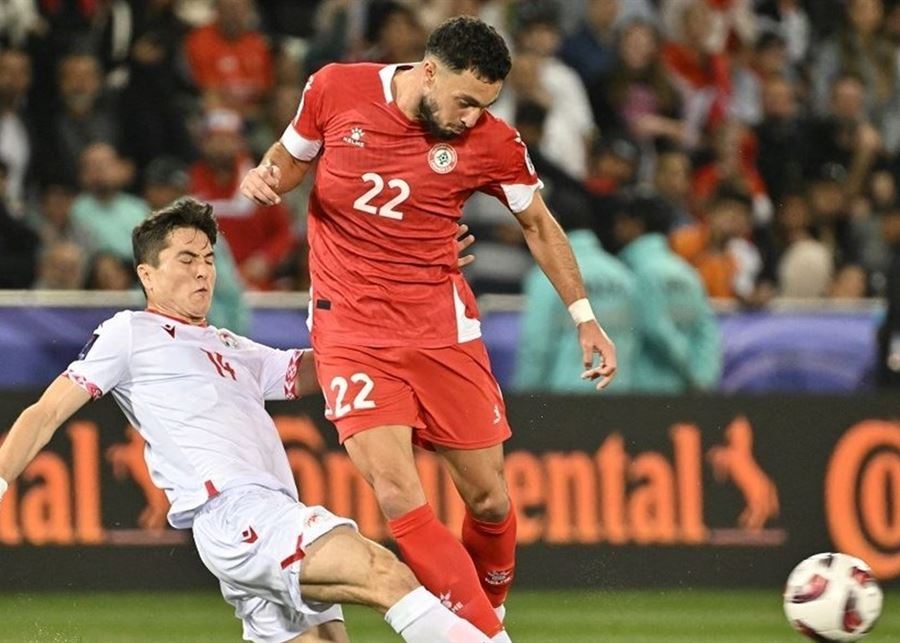 Le Liban quitte la Coupe d'Asie après sa défaite 2-1 contre le Tadjikistan